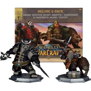 McFarlane Toys - World of Warcraft Deluxe 2-Pack Hunter and Roque NEW